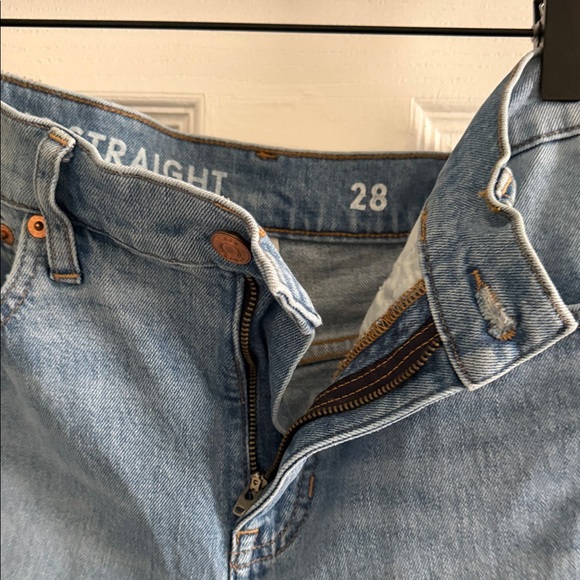 J. Crew Light Blue Straight Leg Jeans - Picture 8 of 14